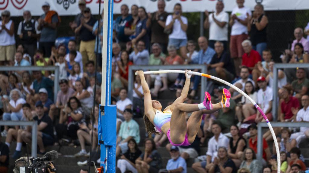 Angelica Moser spickte es auch in Bellinzona wieder hoch hinaus