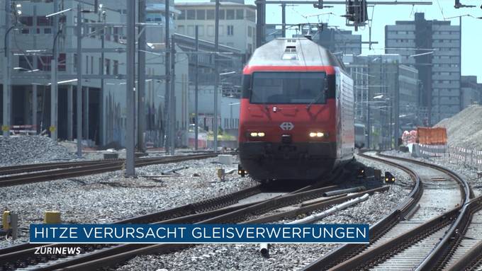 Hitze verbiegt Schienen in 3 Kantonen