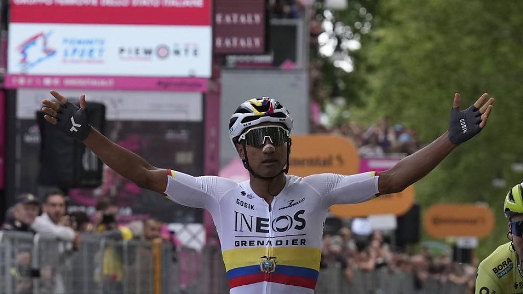 Zweiter Sieg in einer Giro-Etappe: Der Ecuadorianer Jhonatan Narvaez überlistete die Favoriten