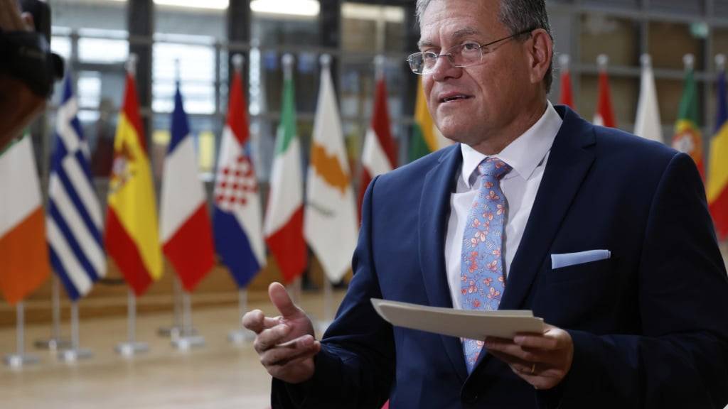 EU-Handelskommissar Maros Sefcovic strebt weiterhin einen «Deal» mit den USA an. (Archivbild)