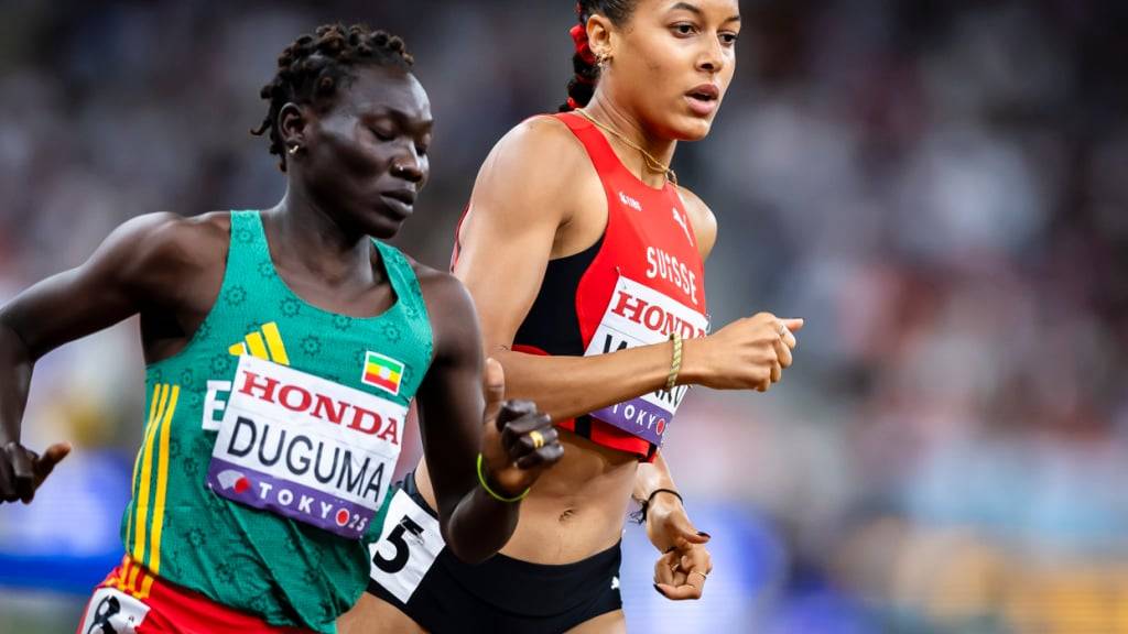 Audrey Werro hatte im Halbfinal über 800 m alle im Griff