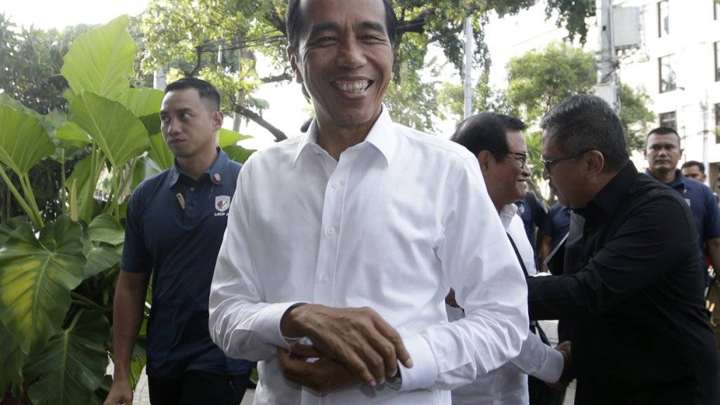 Jetzt ist es offiziell: Indonesiens Präsident Joko Widodo bleibt für fünf weitere Jahre im Amt. (Archivbild)