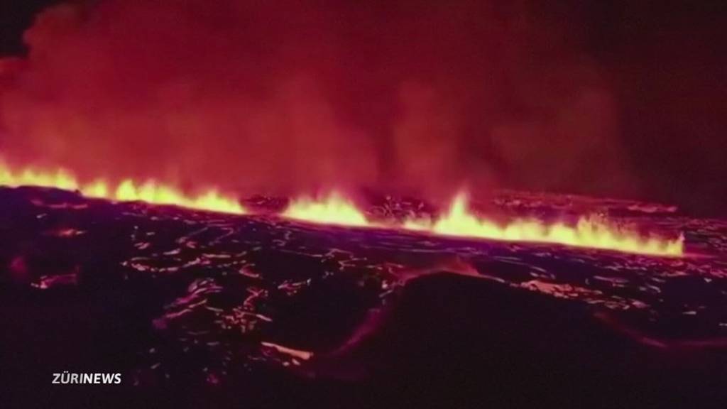 Spektakulärer Vulkanausbruch auf Island