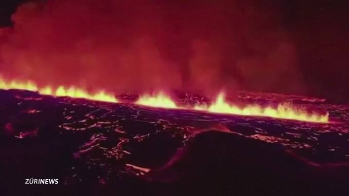 Spektakulärer Vulkanausbruch auf Island