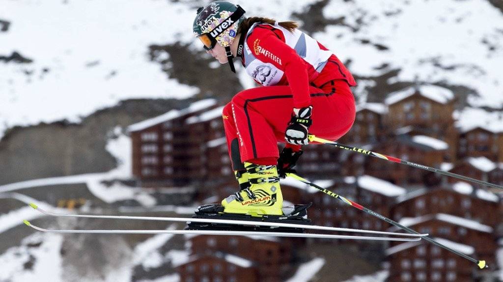 Die Skicross-Fahrerin Katrin Müller gibt ihren Rücktritt vom Spitzensport bekannt