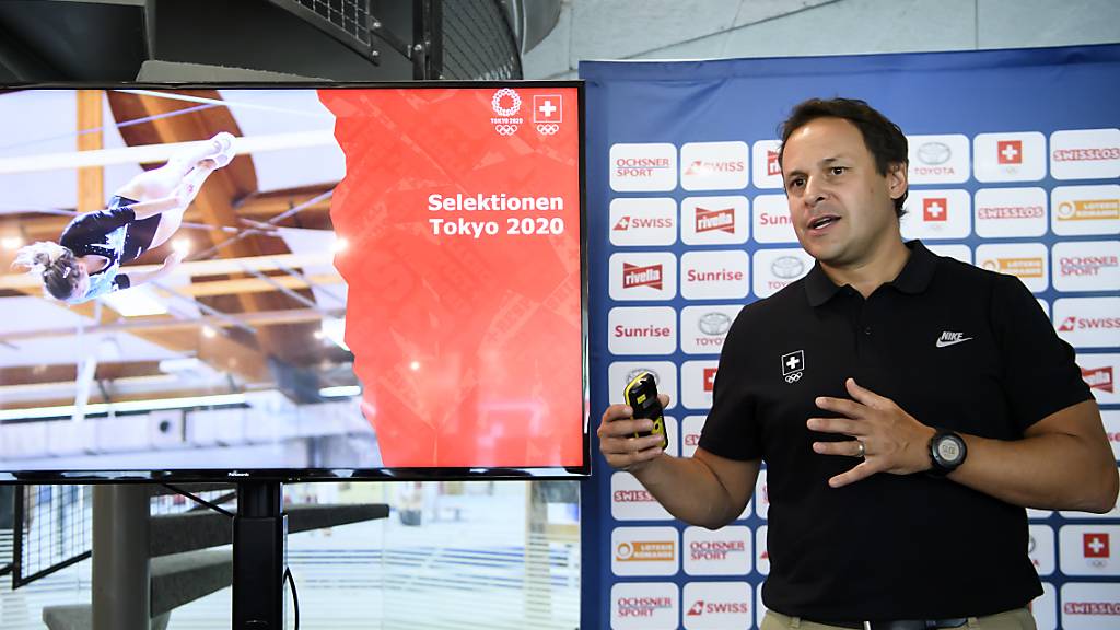 Ralph Stöckli, Chef de Mission von Swiss Olympic, im August 2019 anlässlich einer Medienkonferenz zu den Sommerspielen in Tokio