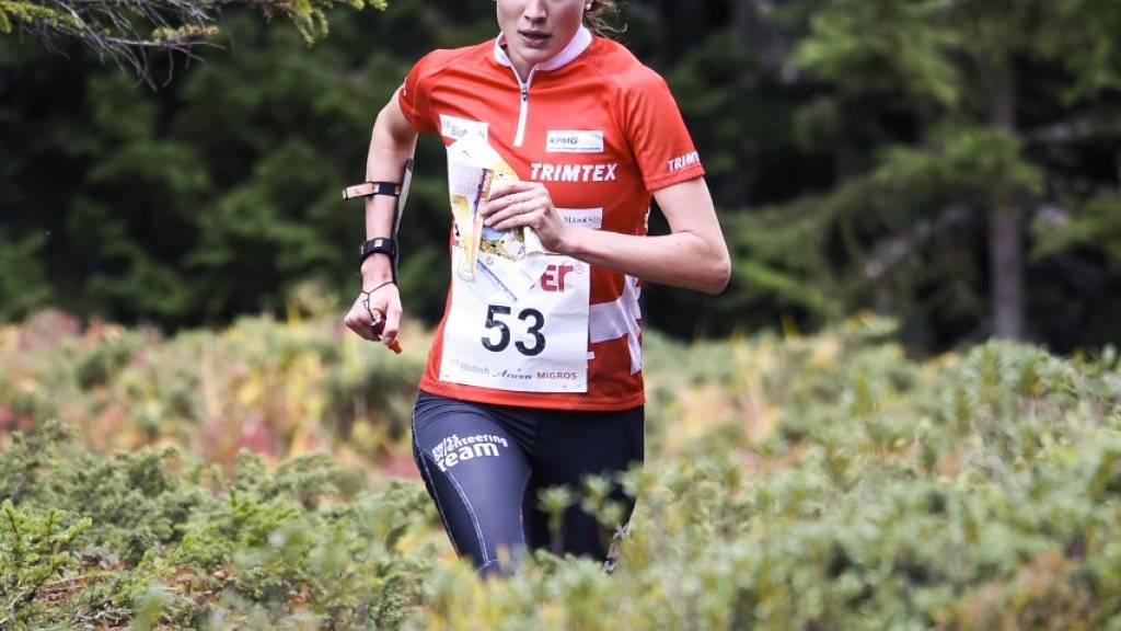 Schnell unterwegs: Judith Wyder lief an der OL-EM zum Sieg im Sprint