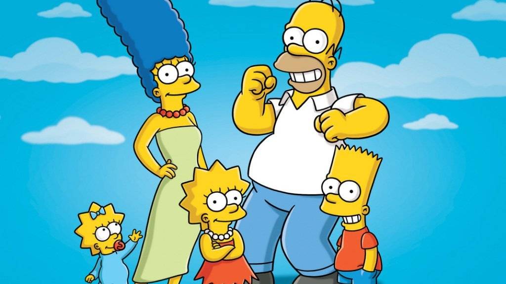 Homer Simpson (hinten rechts) kann man jetzt studieren: Die Universität Glasgow bietet einen Philosophie-Kurs über das Oberhaupt der Cartoon-Serie an. (Archivbild)
