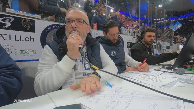 Voller Einsatz für den ZSC: Das Mitfiebern der Stadion-Speaker