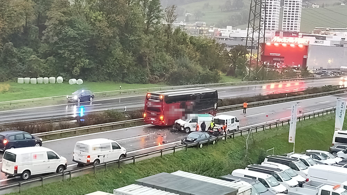 Unfall bei Chur sorgt für Chaos im Morgenverkehr