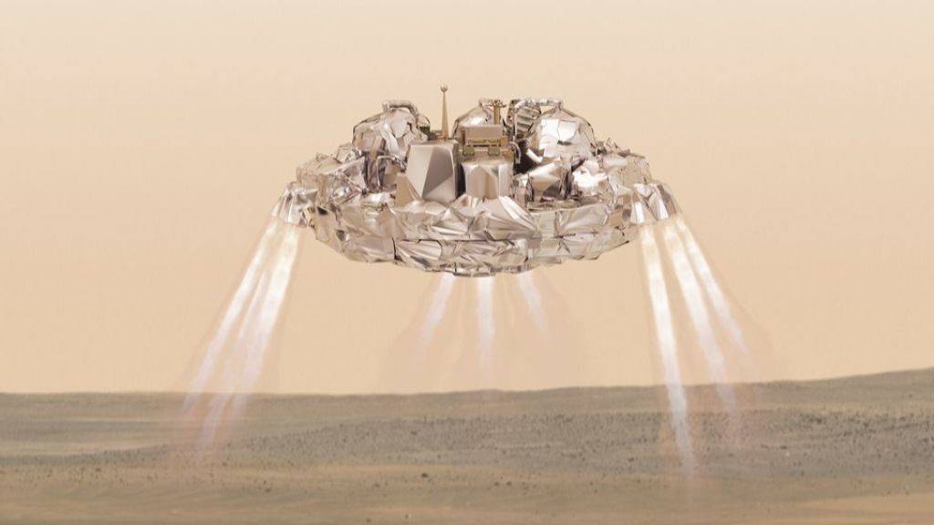 Wegen einer Software-Panne zündeten die Triebwerke des Mars-Landemoduls «Schiaparelli» viel zu kurz. Es stürzte entsprechend mit viel zu grosser Geschwindigkeit auf die Planetenoberfläche.