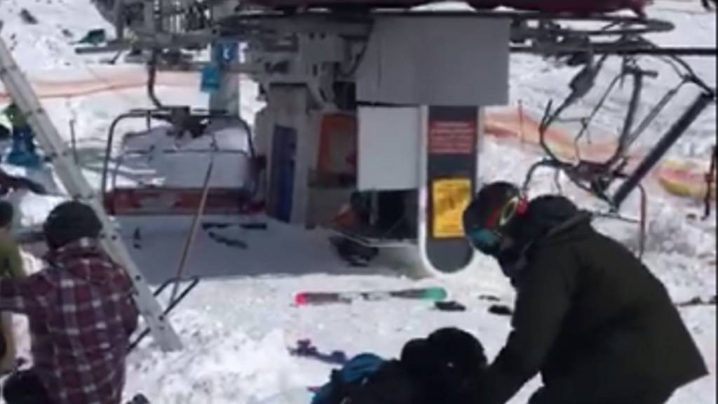 Beim Skilift-Unfall wurde ein Dutzend Meschen verletzt.