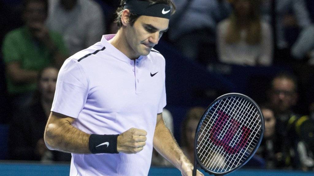 Steht am Heimturnier in Basel zum 13. Mal im Final: Roger Federer