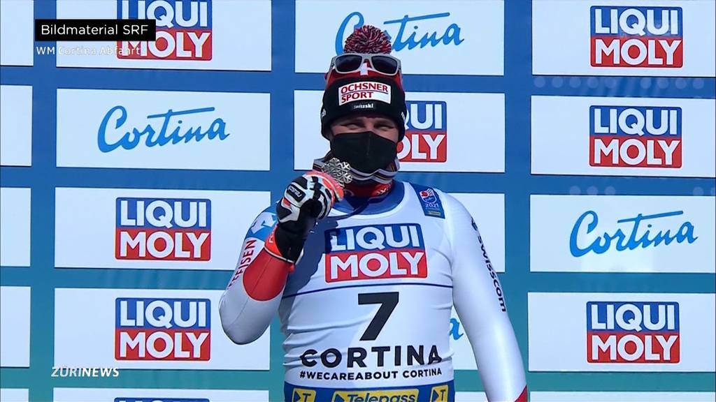 Beat Feuz holt an WM-Abfahrt in Cortina Bronze