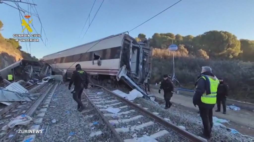 Schweres Zugunglück in Spanien: Mindestens 39 Todesopfer
