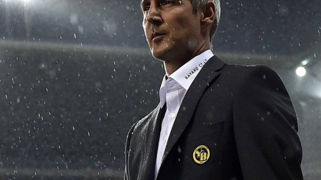 Im fünften Super-League-Spiel erstmals nicht Sieger: YB-Coach Adi Hütter