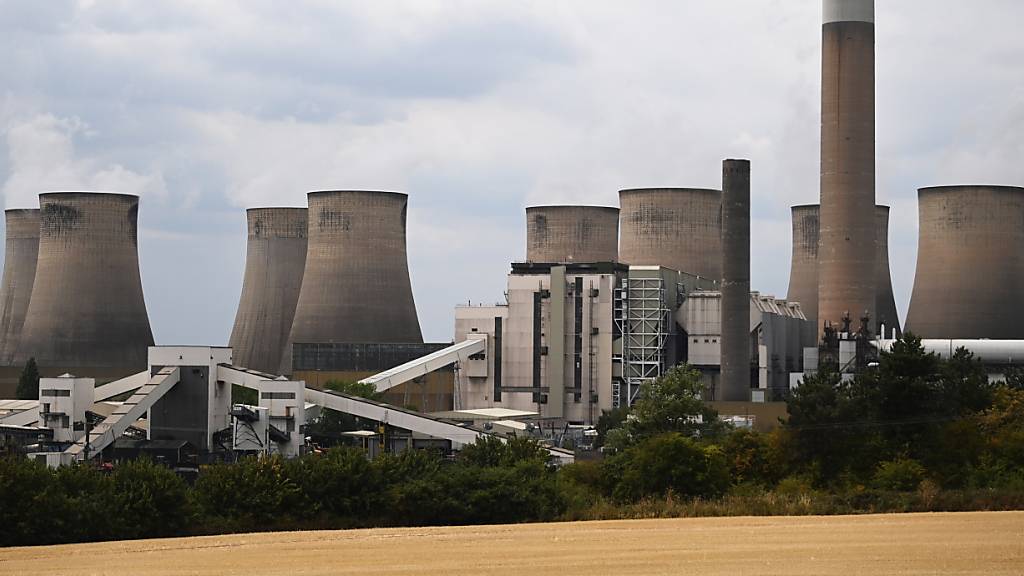 Letztes Kohlekraftwerk Grossbritanniens in Ratcliffe-on-Soar wird diese Woche geschlossen (Archivbild)