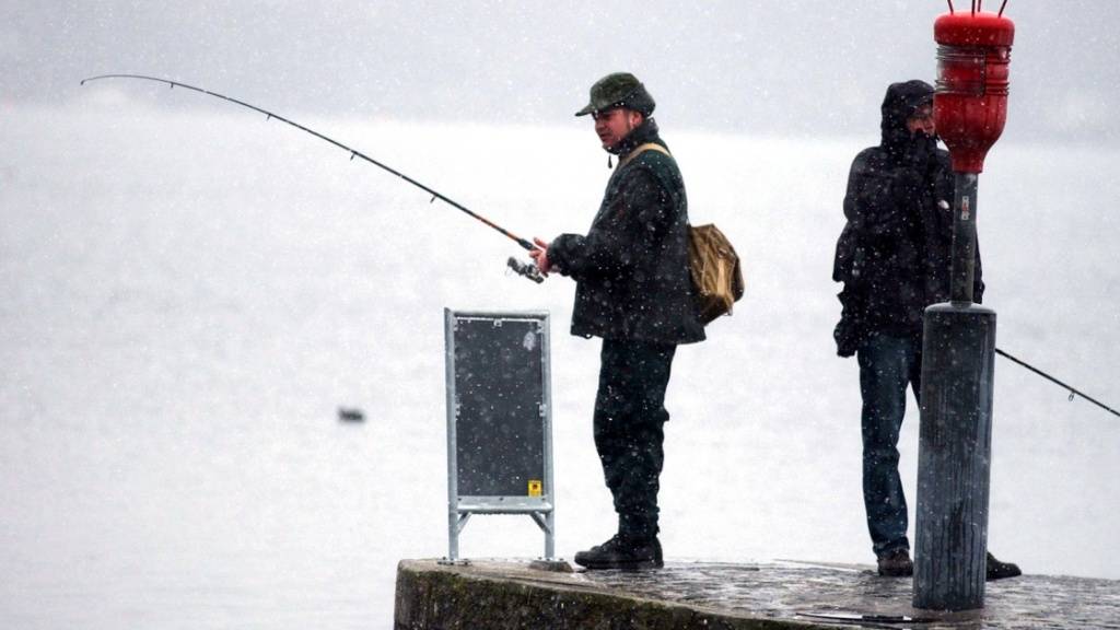 Vom Ufer des Sarnersees aus darf künftig länger gefischt werden. Dafür grenzt der Kanton Obwalden den Einsatz von Technik beim Angeln ein. (Symbolbild)