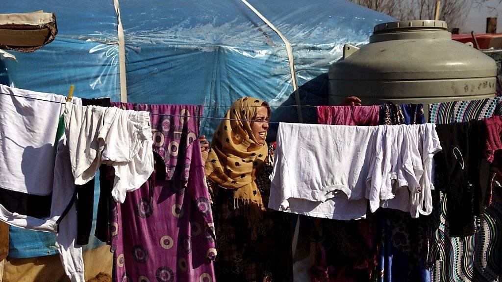 Weil sich Flüchtlinge im Libanon nicht mehr registrieren können und die Abschiebung fürchten müssen, laufen sie laut Amnesty International Gefahr, Opfer von Ausbeutung und Verbrechen zu werden. Besonders Frauen. (Archivbild)