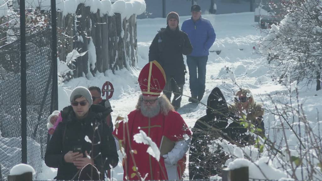 Samichlaus zu Besuch im Tierpark