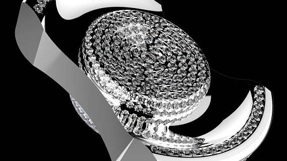 So sieht der Luxus-Spinner mit 950 Diamanten aus. (Bild: Instagram/Octobrachia)
