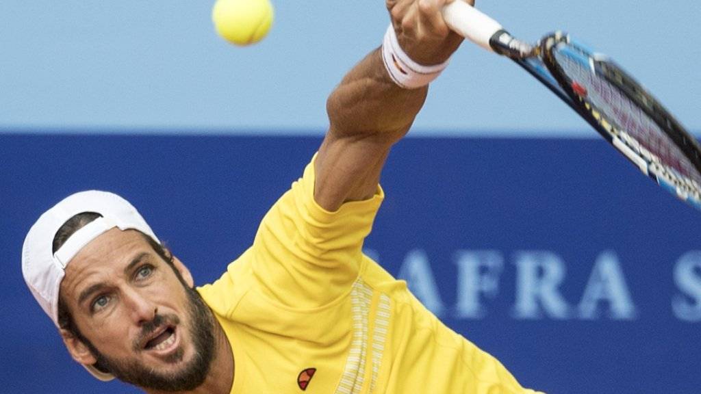 Auf dem Weg nach vorne: Feliciano Lopez steht zum zweiten Mal im Final des Swiss Open in Gstaad