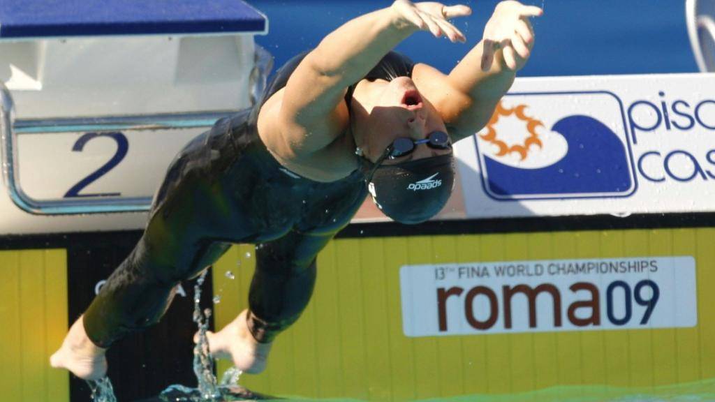 Daniela Samulski gehörte zu den besten Schwimmerinnen ihrer Zeit