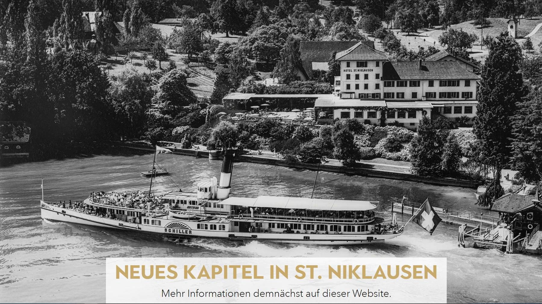 «Neues Kapitel in St. Niklausen» – doch die Homepage ist seit dem 17. November 2021 online und seit daher unverändert.