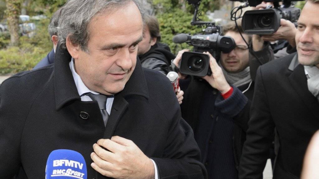 UEFA-Präsident Michel Platini sagt vor dem CAS in Lausanne aus