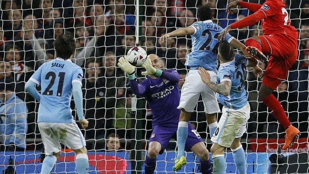 Matchwinner beim vierten Ligacup-Sieg von Manchester City: Goalie Willy Caballero