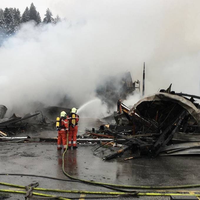 Brand in Landi Thusis: Alle Gebäude zerstört