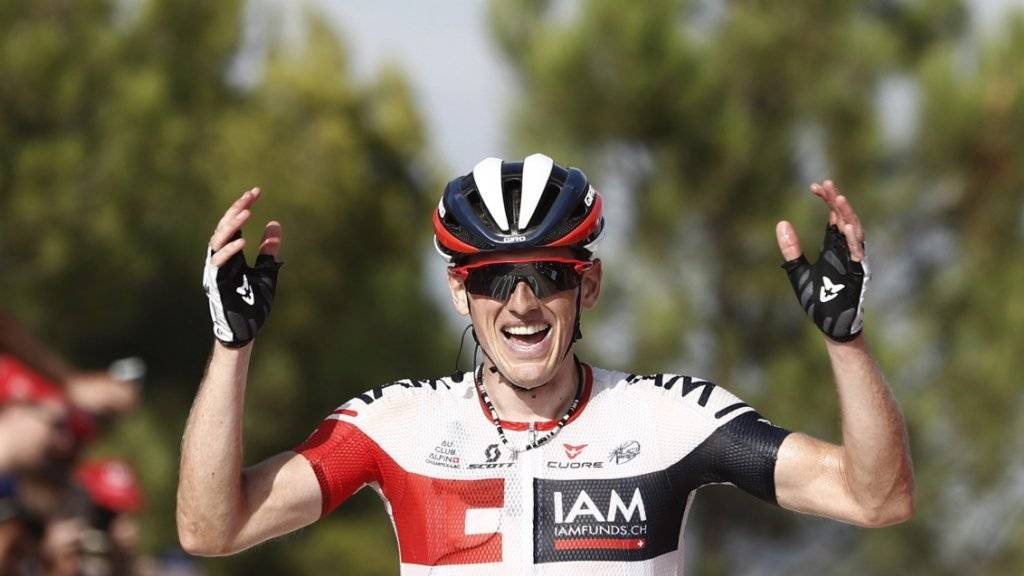 Freut sich über seinen Exploit in Spanien: Mathias Frank gewinnt an der Vuelta die 17. Etappe solo