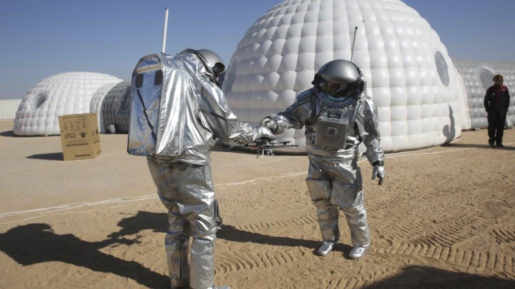 In der Wüste im Oman testen über 200 Wissenschaftler aus 25 Ländern Technologien für eine mögliche bemannte Mars-Mission. (Symbolbild)