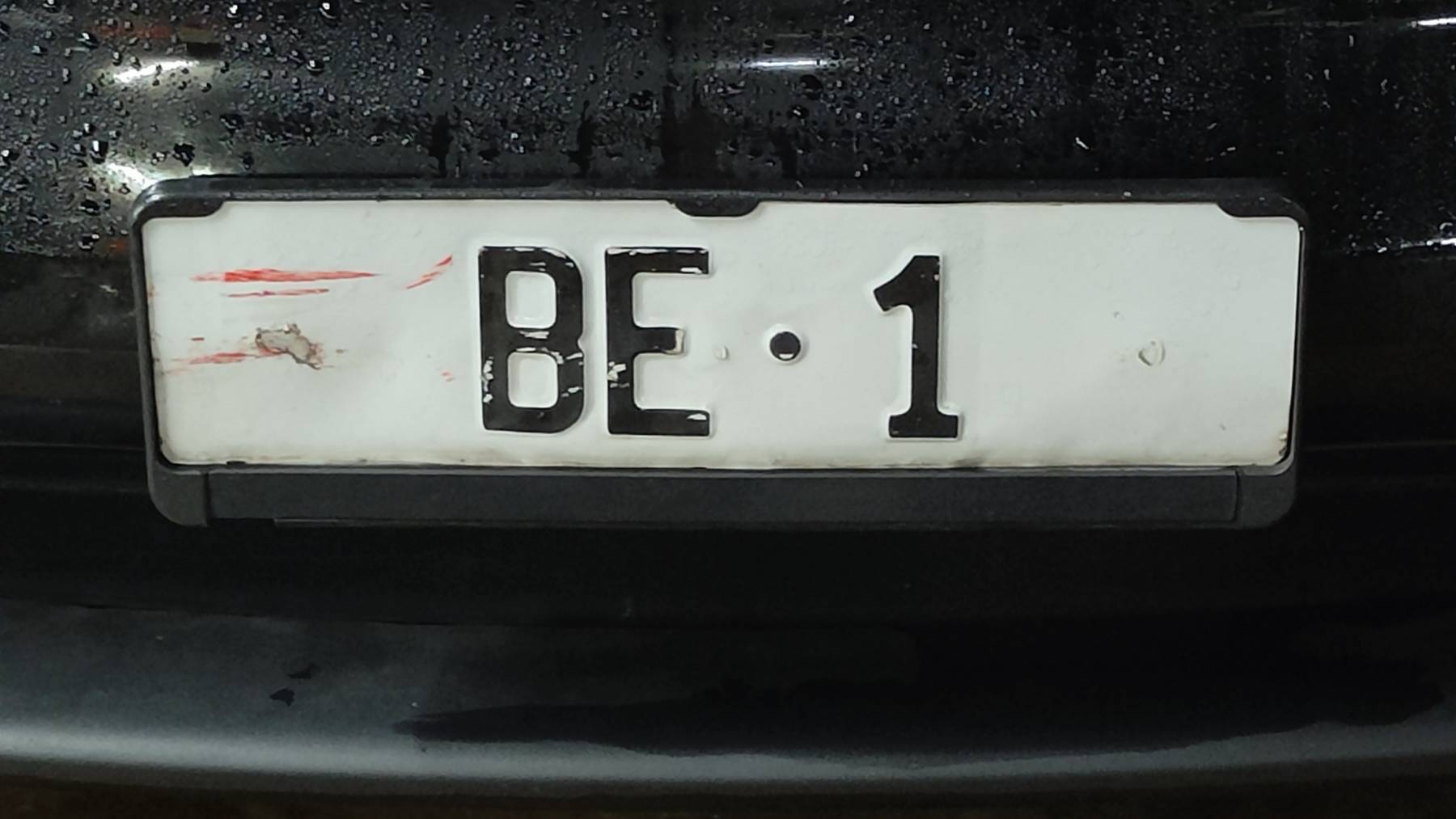 Das Berner Kennzeichen BE 1 wird versteigert.