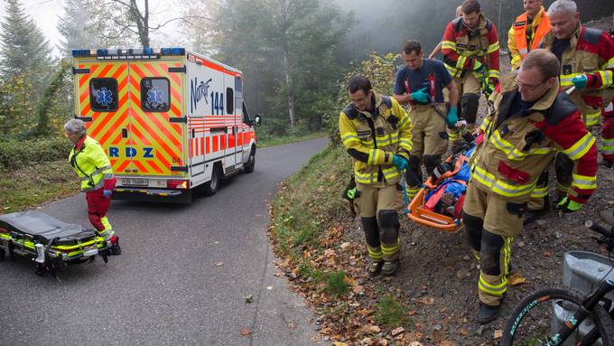 Schwerer Unfall auf dem Biketrail in Zug