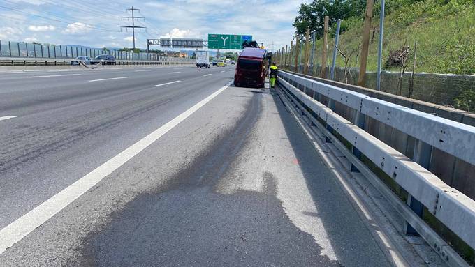 Selbstunfall auf der Autobahn