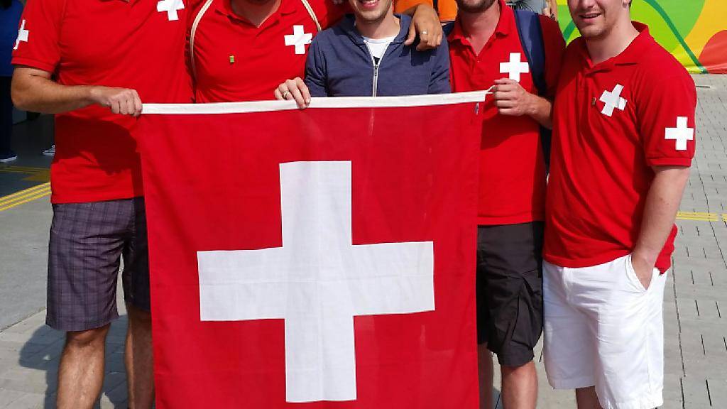 Die Zuger «Fechtheinis» mit Max Heinzers Bruder Michael in der Mitte. Von links: Simon, Tobias, Severin, Daniel.