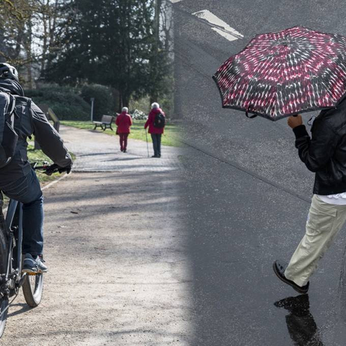 Sonne und Wind in der Zentralschweiz – Regen im Süden