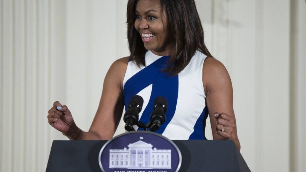 Michelle Obama nutzt alle Kanäle, um die Jugend auf ihre Initiativen aufmerksam zu machen: Seit neustem ist die US-First Lady auch auf Snapchat präsent. (Archiv)