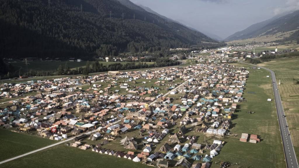 Vor einem Jahr fand in der Schweiz ein ähnlich grosses nationales Lager mit 35'000 Jugendlichen in Goms VS statt. (Archivbild)
