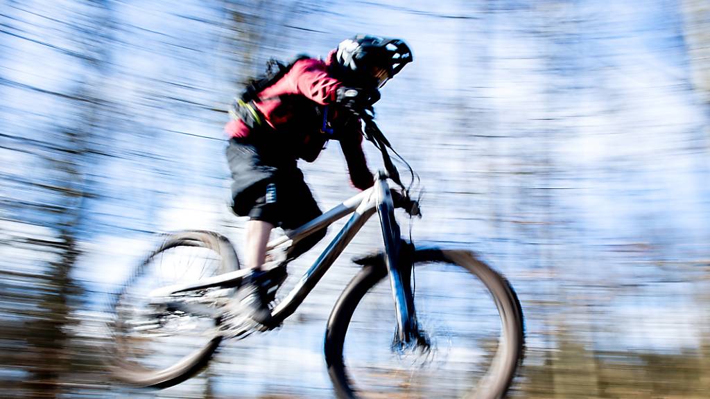 Mit einer Umfrage will die Abteilung Wald des Kantons Aargau mehr über die Nutzung der Aargauer Wälder durch Mountainbiker und andere Velofahrende herausfinden. (Symbolbild)