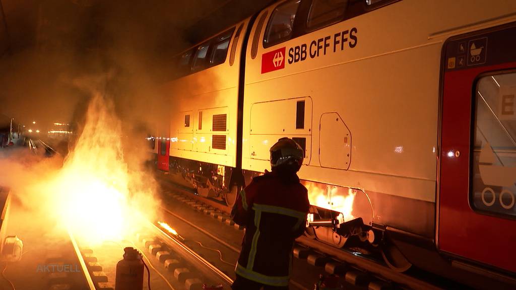 SBB probt Ernstfall im Bötzbergtunnel