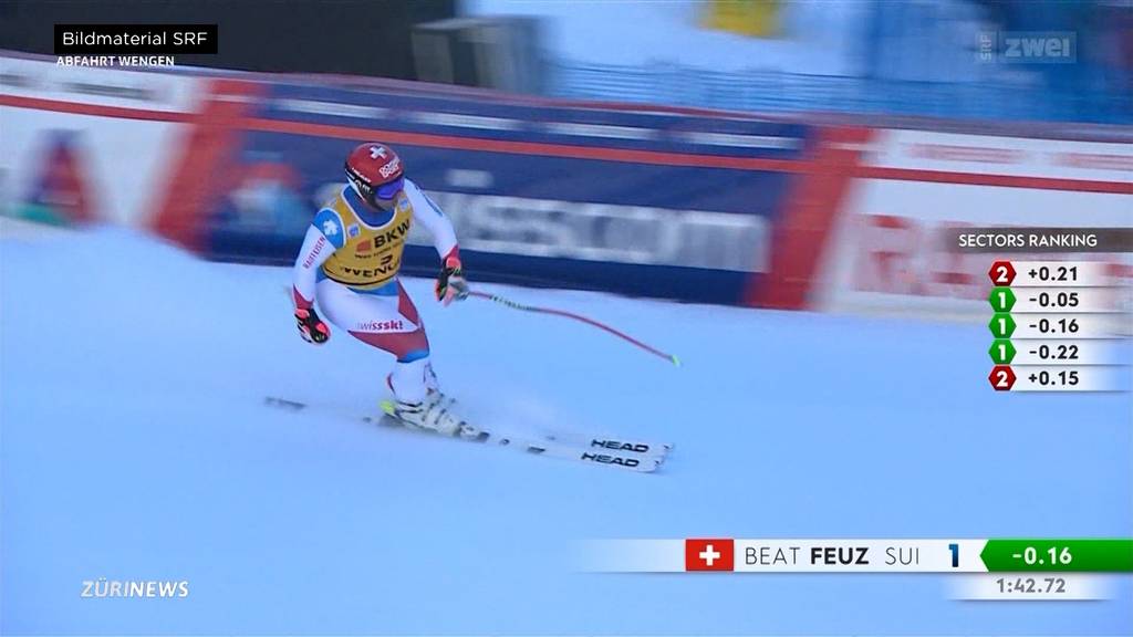 Guter Tag für Schweizer Skifahrer in Wengen