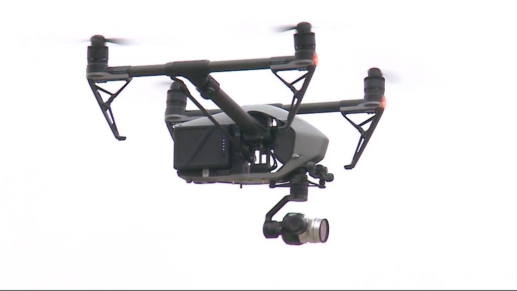 Drohnenshow visualisiert Ausmasse des Aarauer Stadions