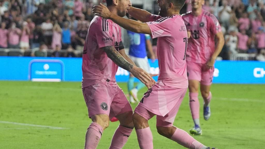 Einst gemeinsam beim FC Barcelona erfolgreich und nun bei Inter Miami wieder vereint: Lionel Messi und Jordi Alba