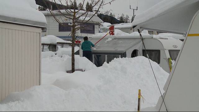 Camping im Schnee: Teil 1