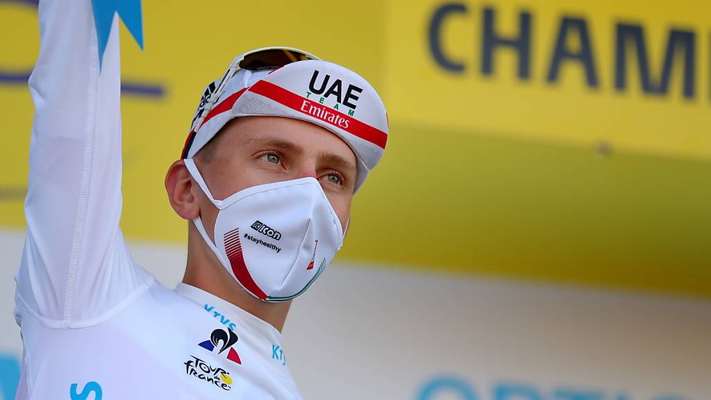 Der 21-jährige Slowene Tadej Pogacar steht vor dem Gesamtsieg an der Tour de France
