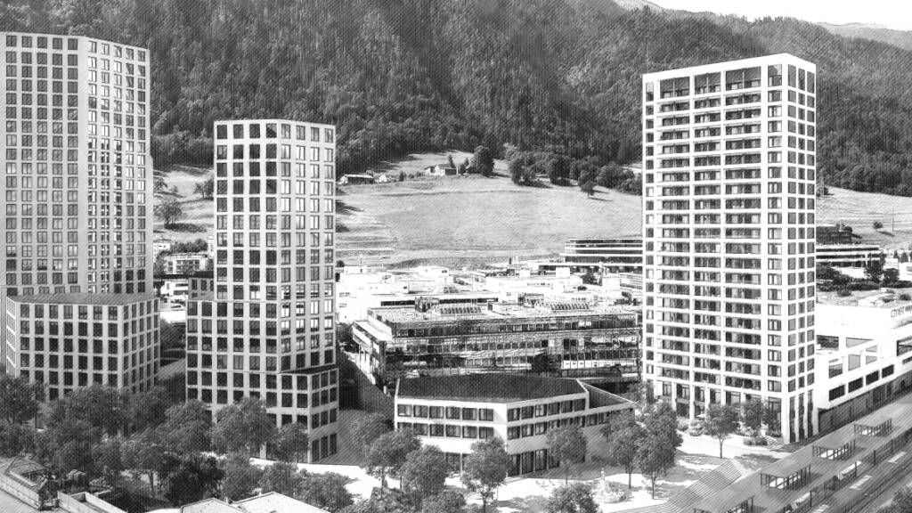 Chur West wird in die Höhe gebaut