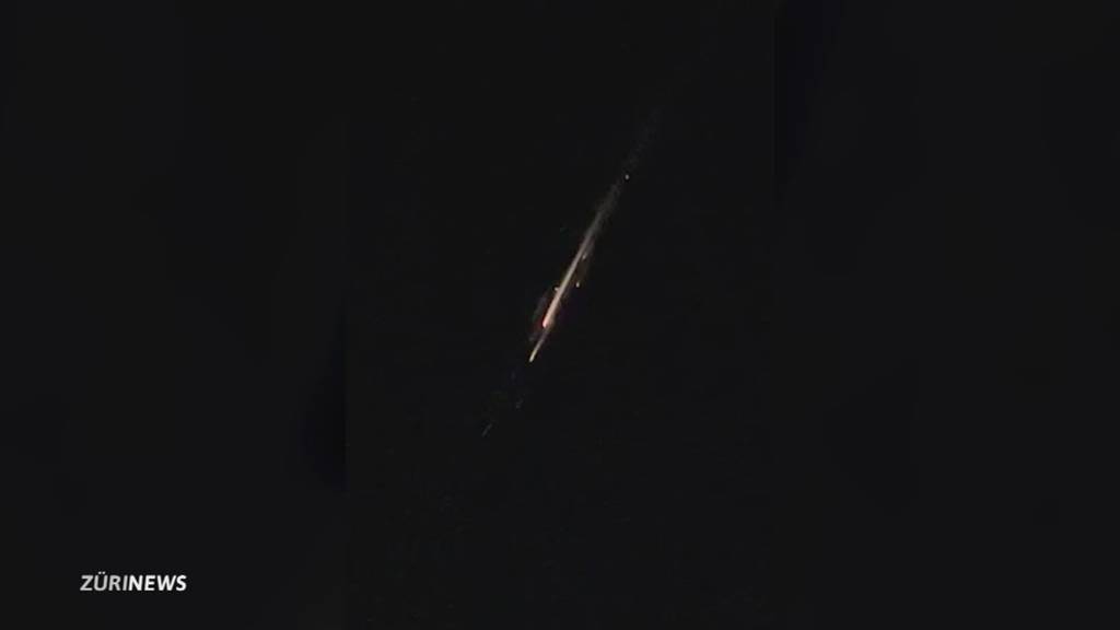 Weltraumschrott erleuchtet Zürcher Nachthimmel
