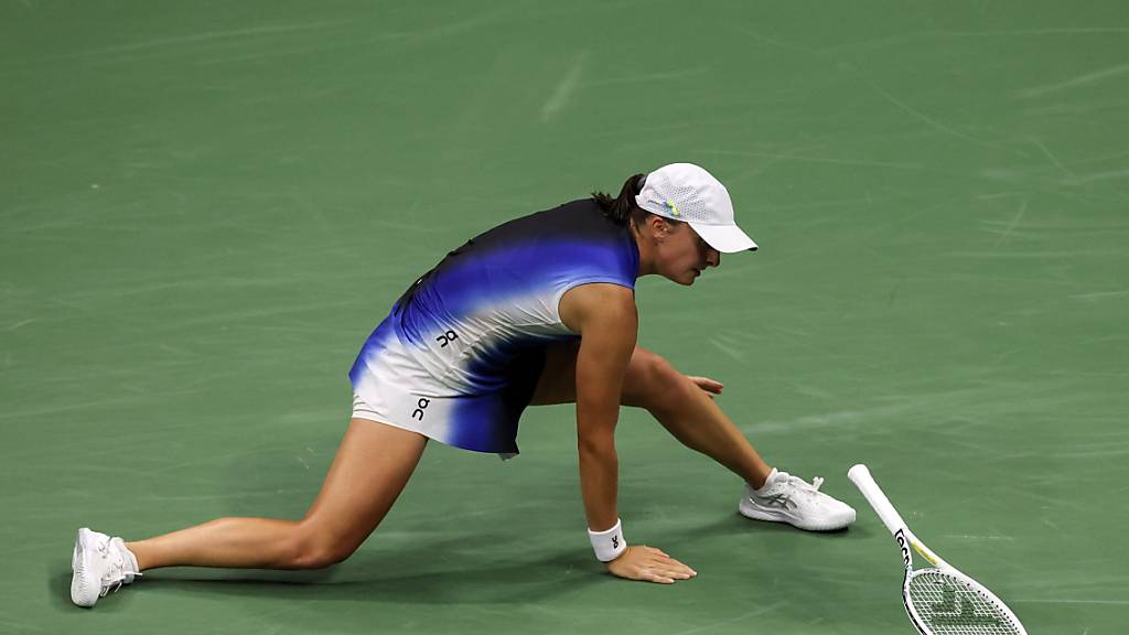 Iga Swiatek musste gegen Jelena Ostapenko unten durch